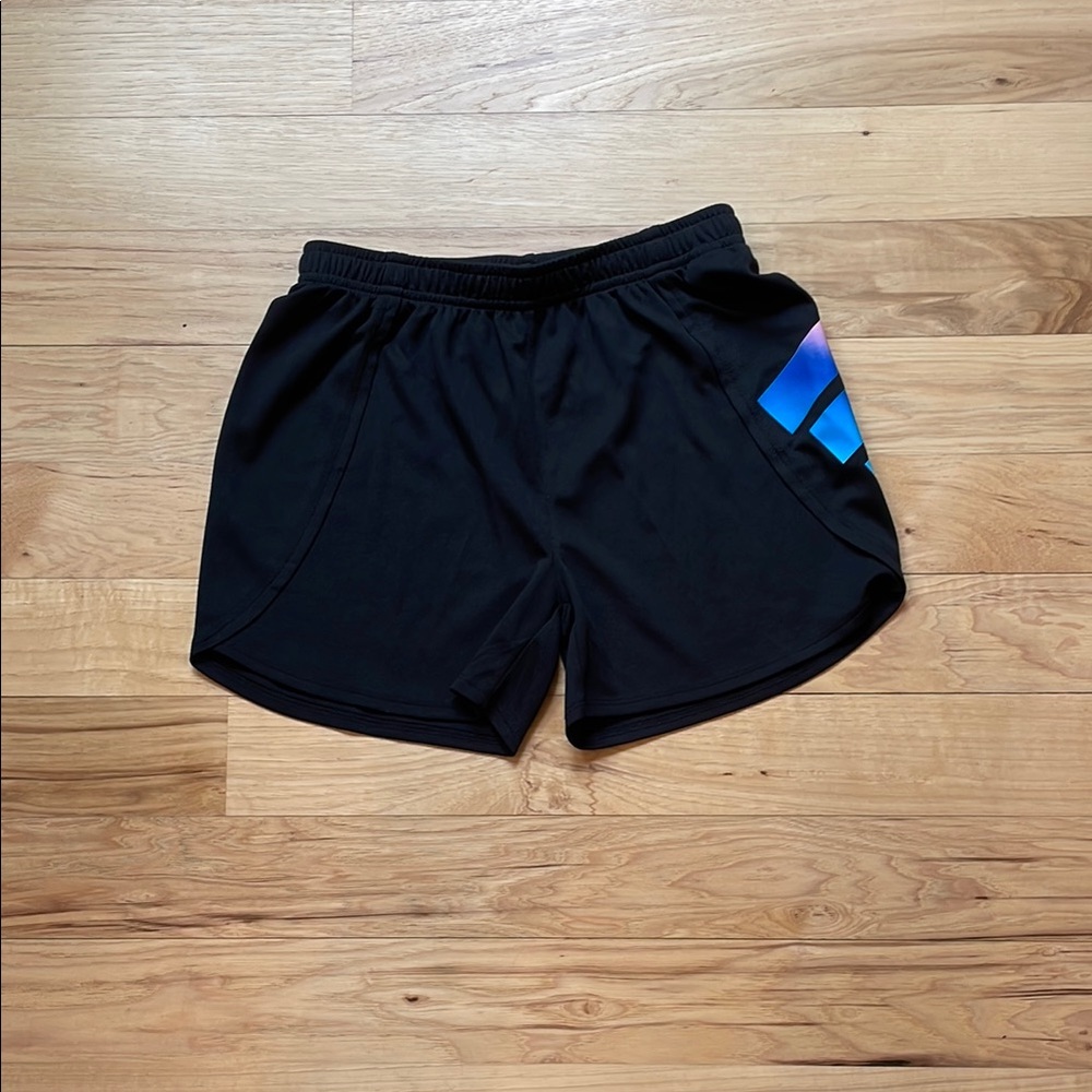 Adidas Black and Blue Performance Shorts